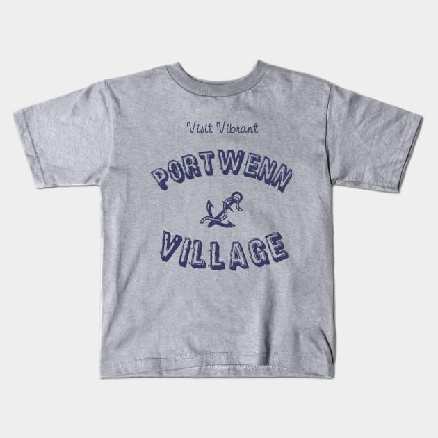 Portwenn Tourism Kids T-Shirt by jrotem